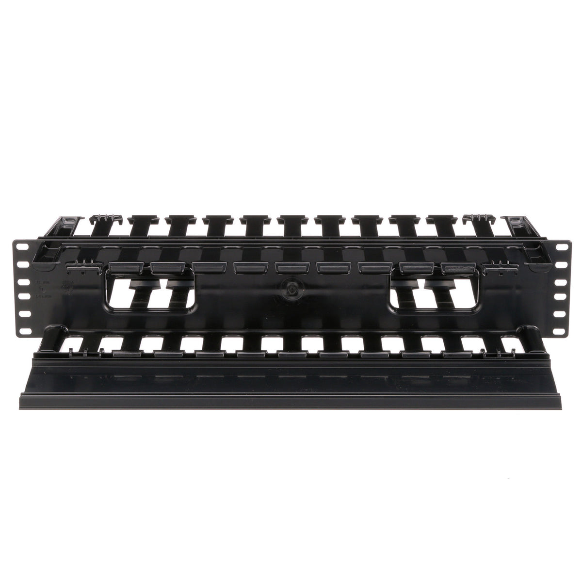 Panduit WMP1E PatchLink Horizontal Cable Manager, 2U Front and Rear — view 4