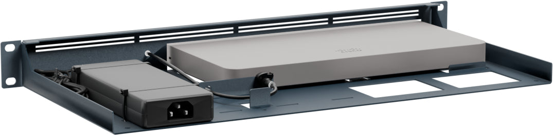 Rackmount.IT RM-CI-T24 Rack Shelf, 1U, Jet Black — view 2
