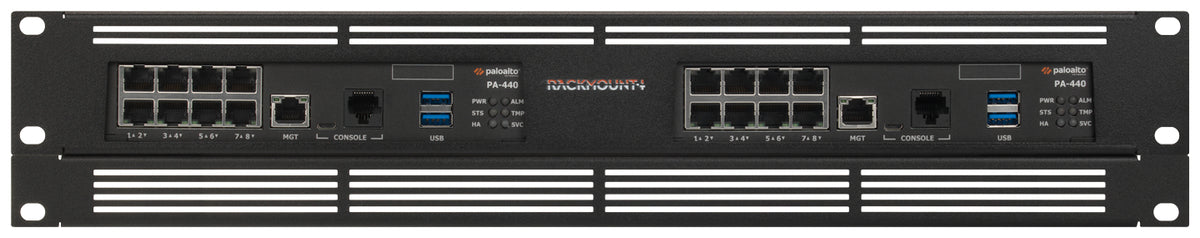 Rackmount.IT RM-PA-T10 Rack Mount Kit for Two Palo Alto PA-440, PA-450, PA-460 — view 3