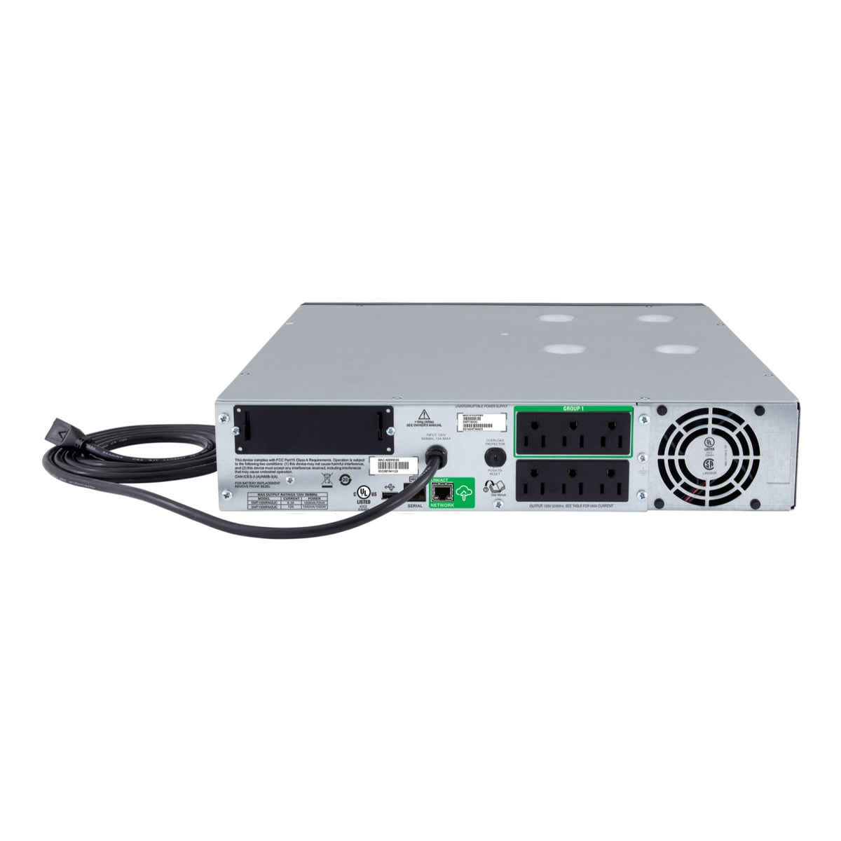 APC Smart-UPS SMT1500RM2UC, 2U Rackmount 1500VA/1000W 120V with SmartConnect — view 5