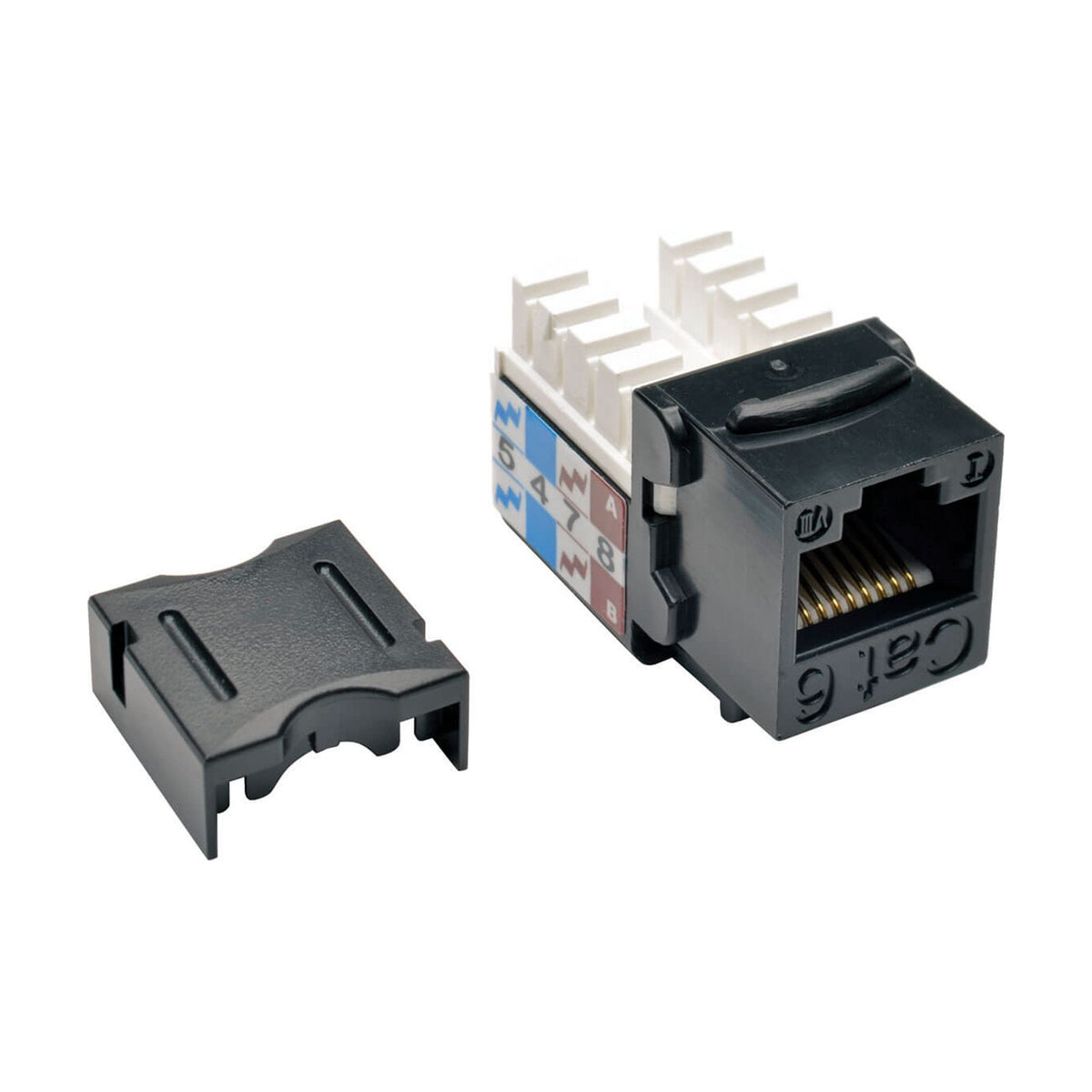 Tripp Lite by Eaton N238-010-BK Cat6/Cat5e 110 Style Punch Down Keystone Jack