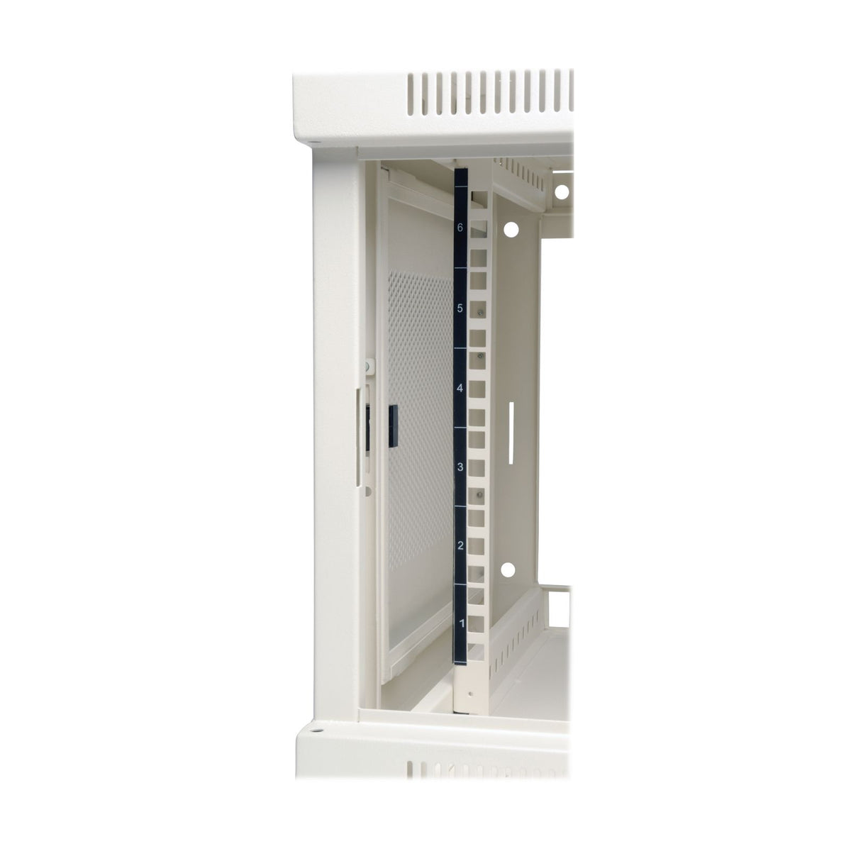 Tripp Lite by Eaton SRW6UW SmartRack 6U Low-Profile Switch-Depth Wall-Mount Mini Rack Enclosure, White — view 4