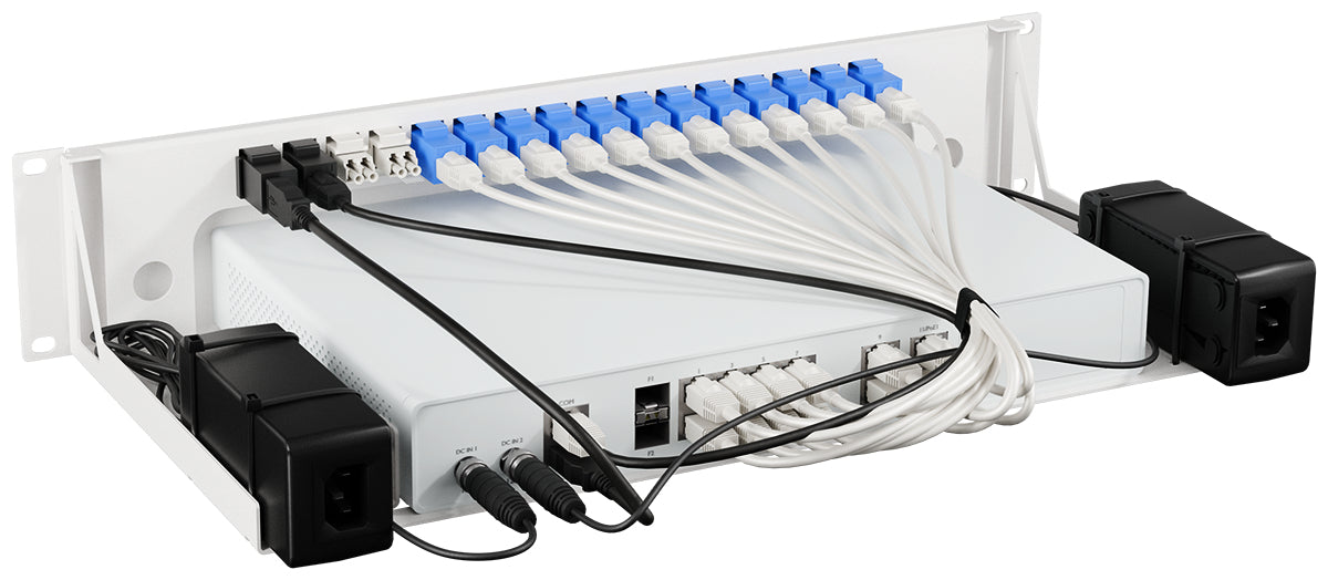 Rackmount.IT RM-SR-T16 Rack Shelf, 2U, for Firewall and Power Supply — view 3
