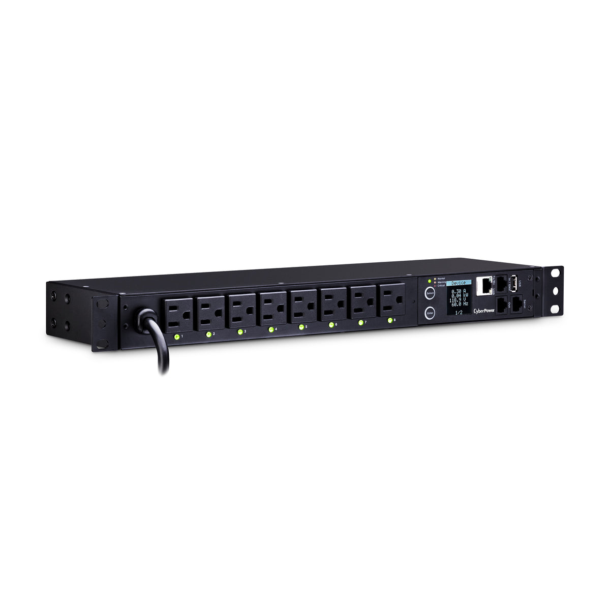 CyberPower PDU41001 Switched Rack PDU, 1U 120V 15A, (8) 5-15R — view 2