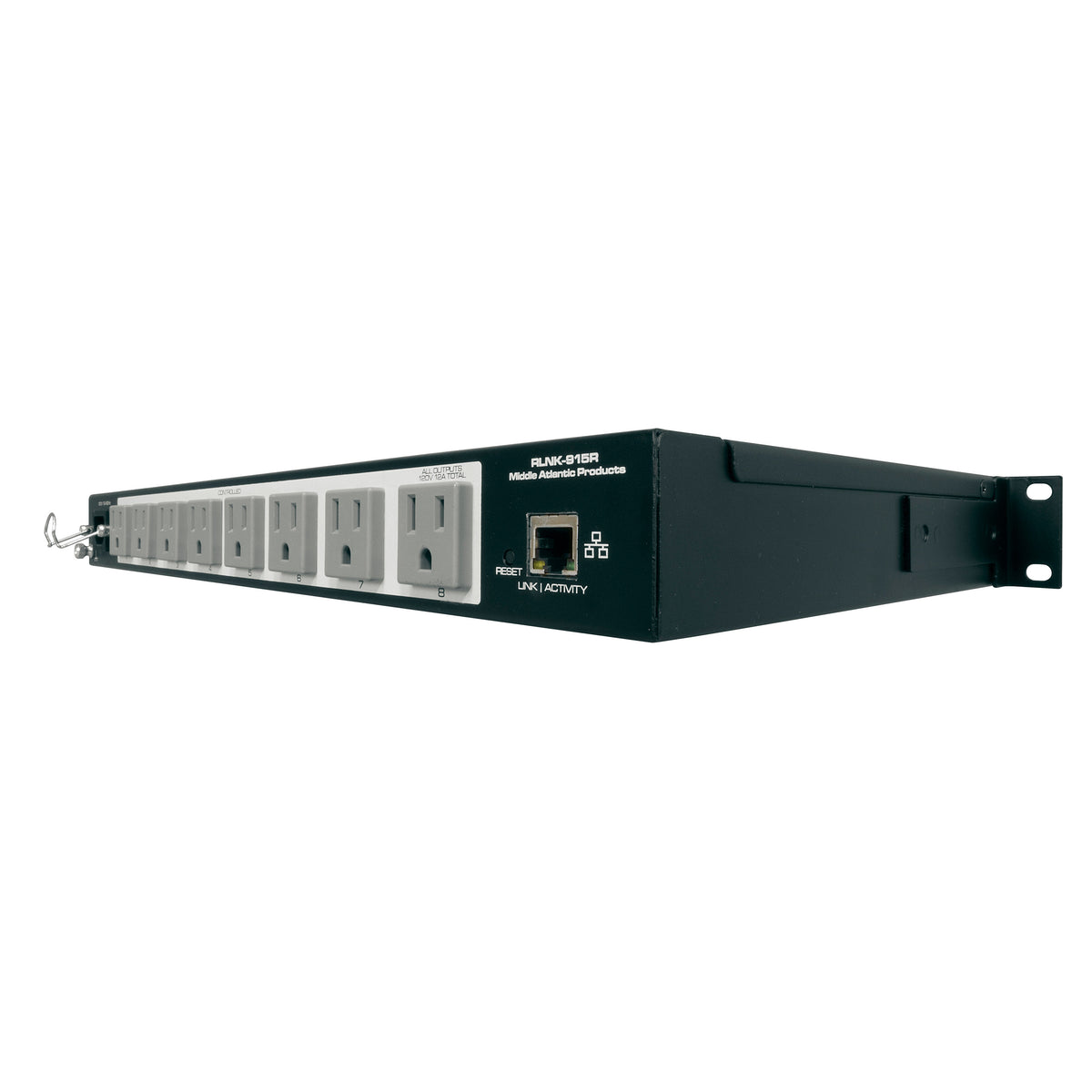 Middle Atlantic RLNK-915R RackLink PDU, 1U 120V 15A, (9) 5-15R Remote Reboot — view 4