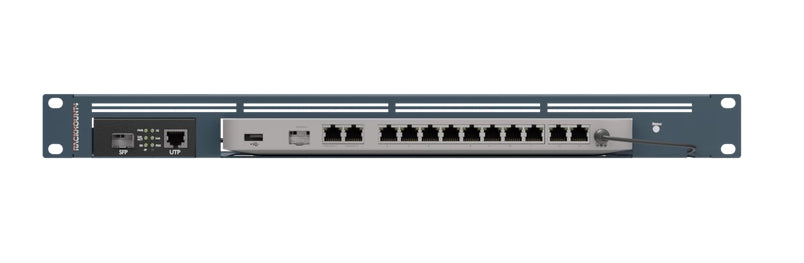 Rackmount.IT RM-CI-T24MC Rack Mount Kit for Cisco Meraki MX68, MX75 with Media Converter — view 3