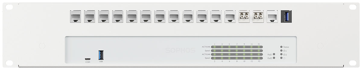 Rackmount.IT RM-SR-T16I Shielded Rack Shelf, 2U, Signal White — view 2