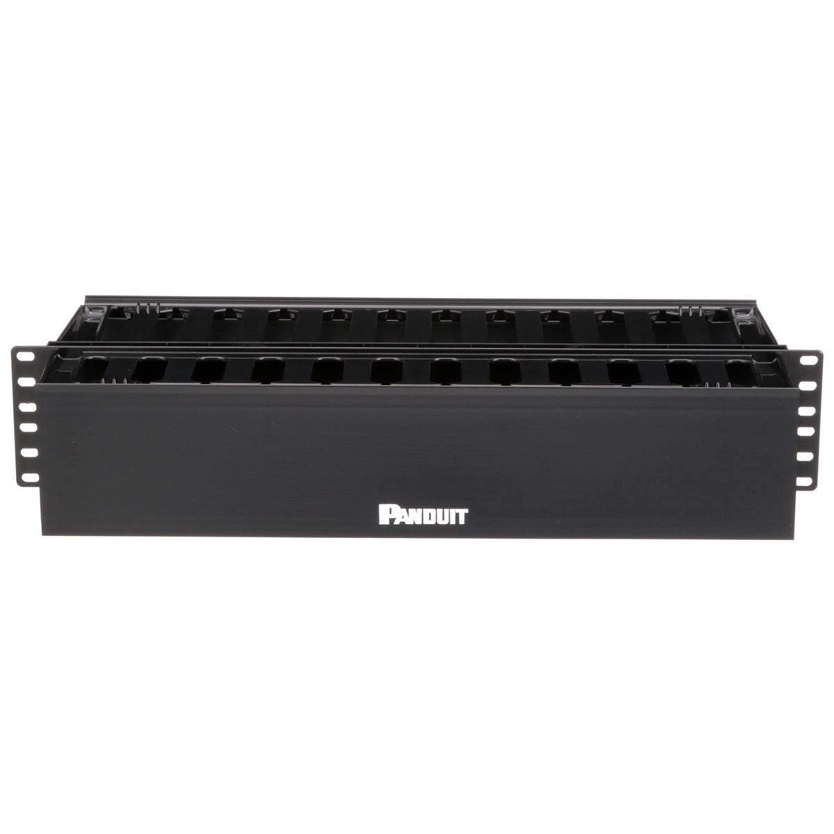 Panduit WMP1E PatchLink Horizontal Cable Manager, 2U Front and Rear