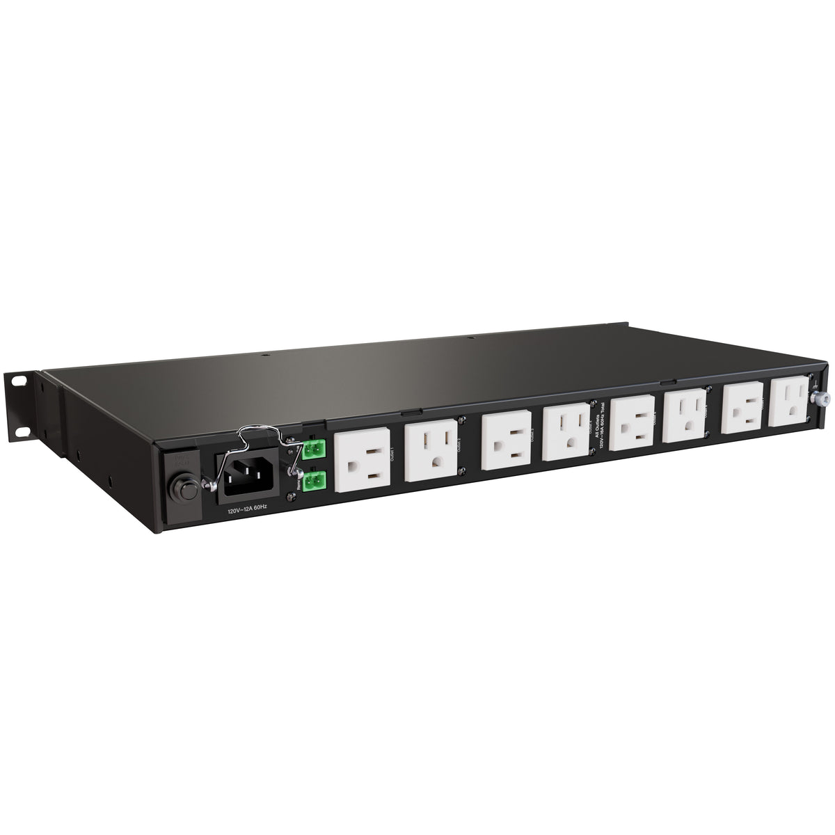 Middle Atlantic PDX-915R-SP NEXSYS Rack PDU with Series Protection, 1U 120V 15A, (9) 5-15R — view 2