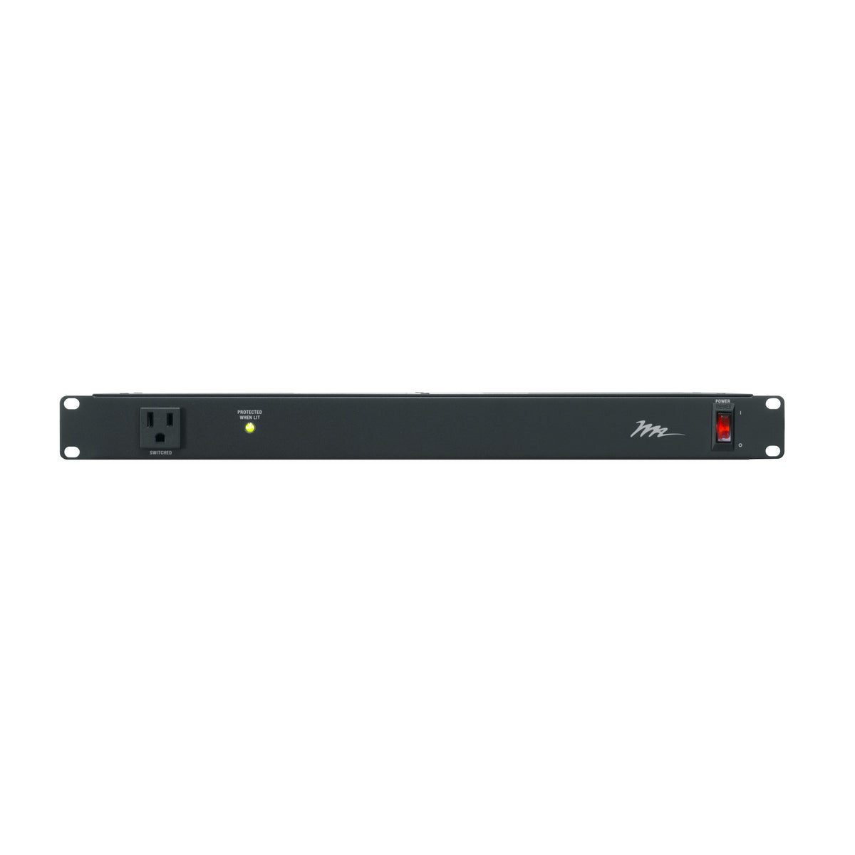 Middle Atlantic PWR-9-RP Horizontal Rack Power Strip, 1U 120V 15A, (9) 5-15R