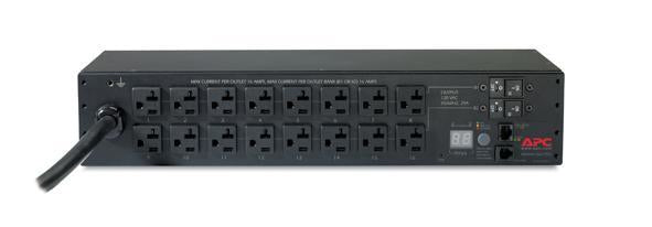 APC AP7802B Metered Rack PDU, 2U 120V 30A, (16) 5-20R — view 2
