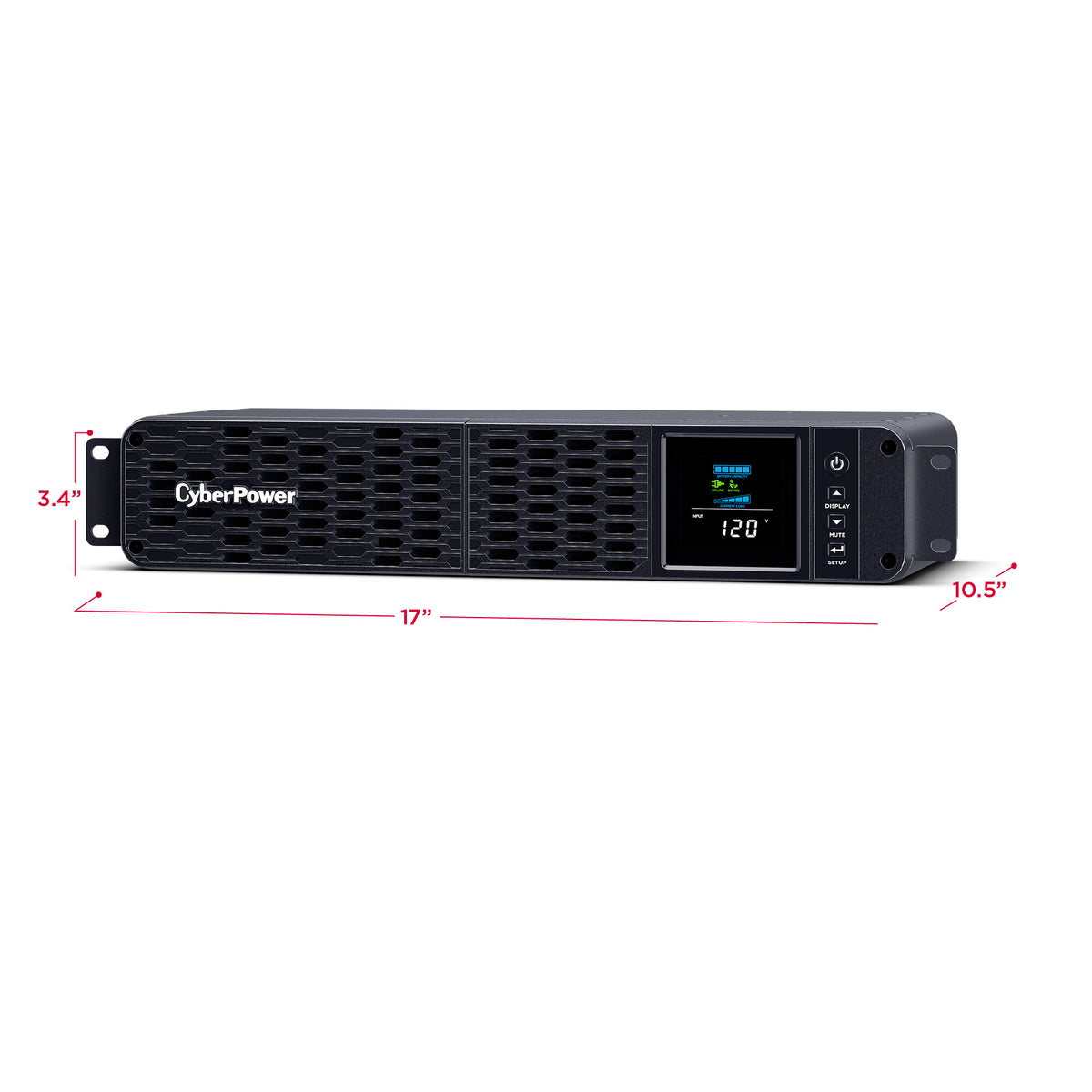 CyberPower CP1500PFCRM2U PFC Sinewave UPS, 2U Rackmount 1500VA/1000W — view 4