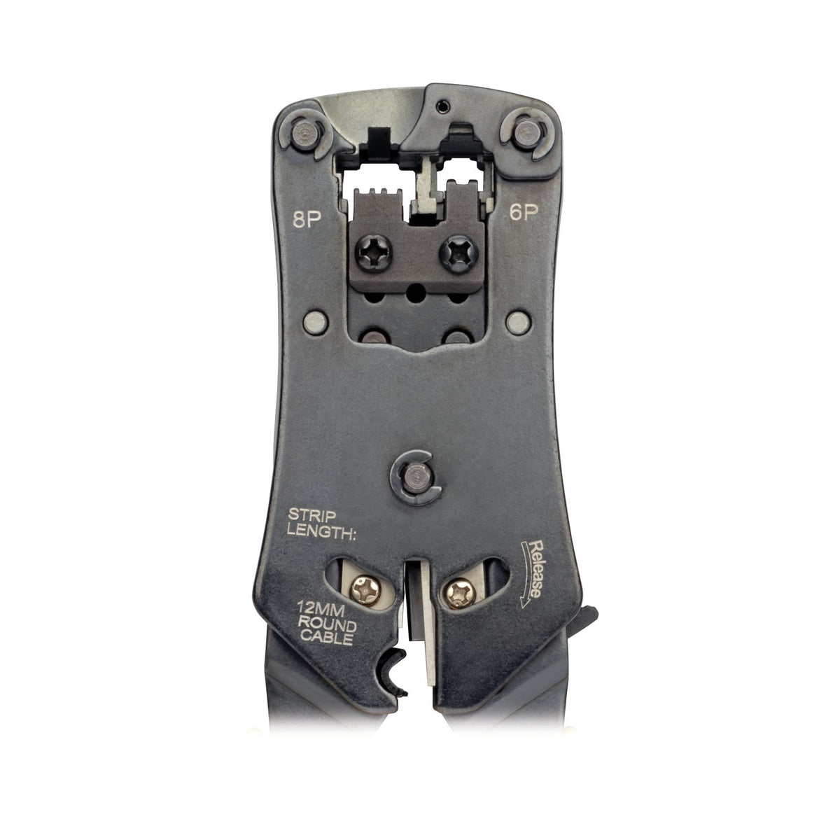 Tripp Lite by Eaton T100-001-TST RJ11/RJ12/RJ45 Wire Crimper with Built-in Cable Tester — view 3