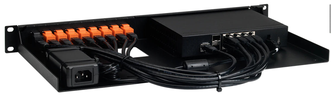 Rackmount.IT RM-SW-T11 Rack Shelf, 1U, Jet Black — view 3