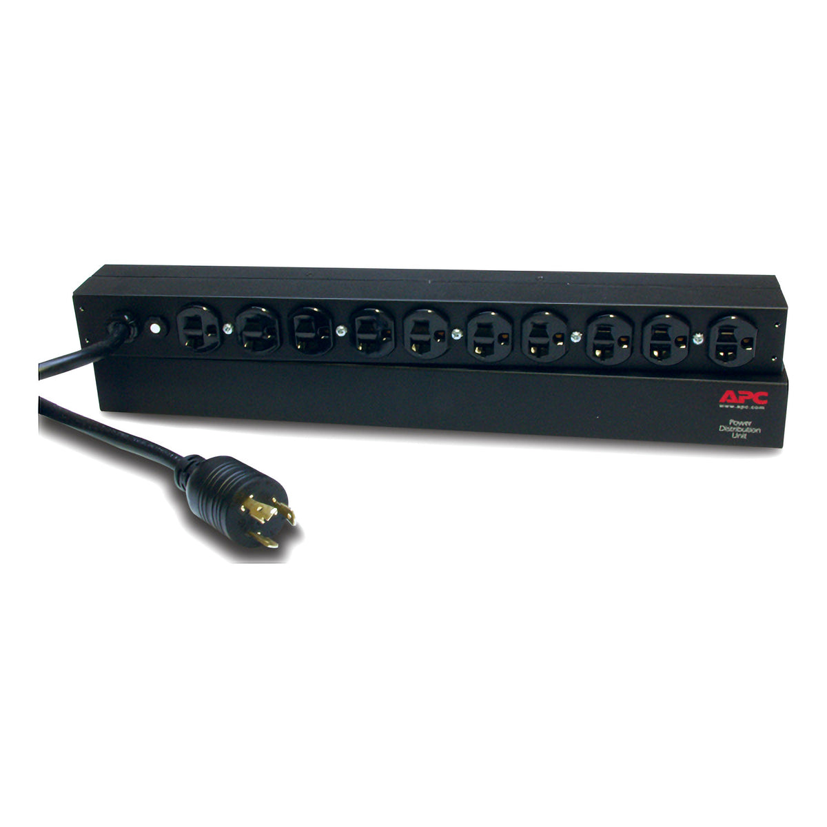 APC AP9564 Basic Rack PDU, 1U 120V 20A L5-20P, (10) 5-20R