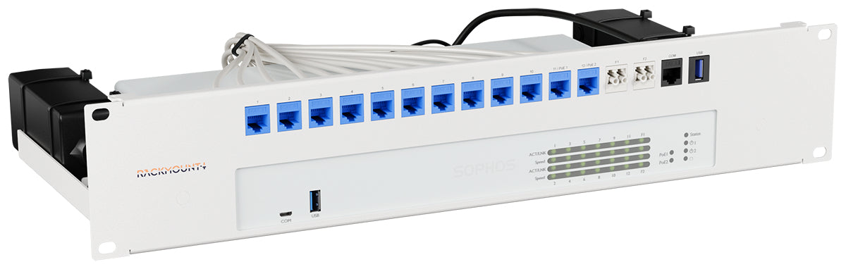 Rackmount.IT RM-SR-T16 Rack Shelf, 2U, for Firewall and Power Supply
