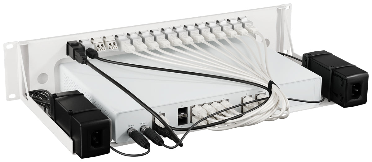 Rackmount.IT RM-SR-T16I Shielded Rack Shelf, 2U, Signal White — view 3