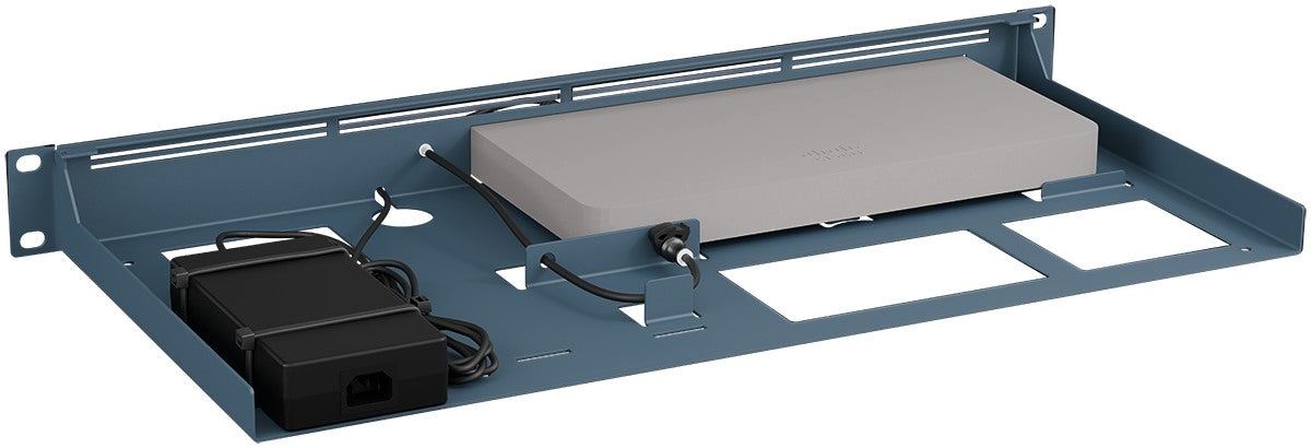 Rackmount.IT RM-CI-T23 Rack Shelf, 1U, Metallic Blue